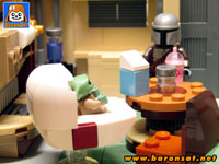 Cabin Interior Lego moc Baby Yoda & Mando